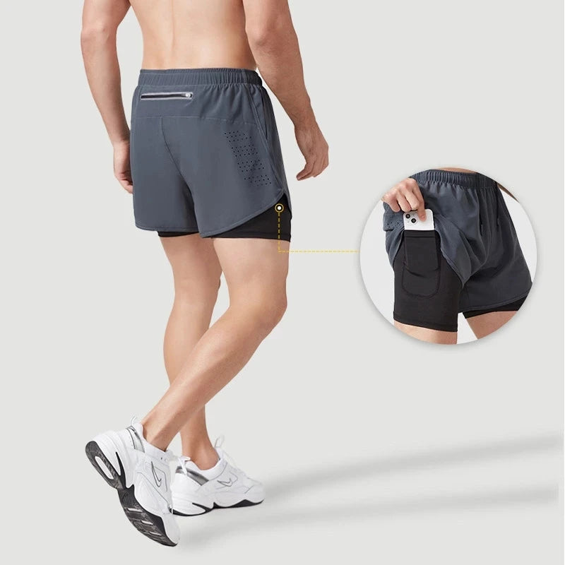 2 in 1 Lightweight Running Shorts